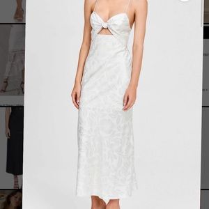 Significant Other Luna Dress - White & Silver